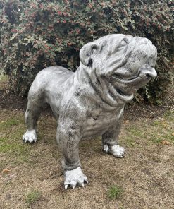 Large British Bulldog in Silver