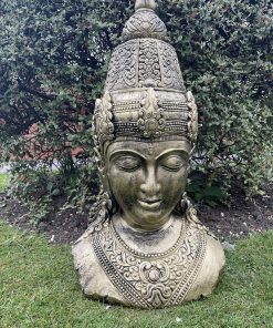 Large Buddha Head in Bronze