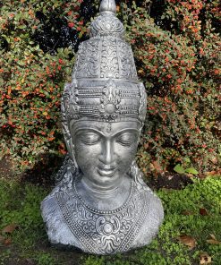 Large Buddha Head in Silver