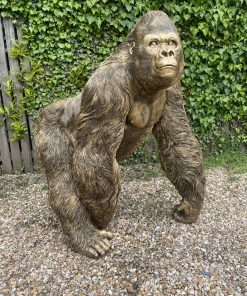 Very Large Crawling Gorilla in Bronze