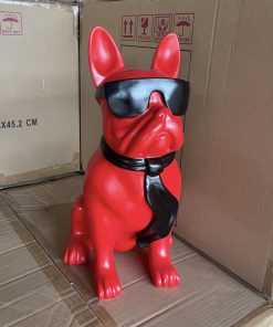 Red French Bulldog in Sun Glasses