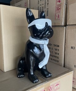 Black French Bulldog in Sun Glasses