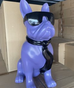 Purple French Bulldog in Sun Glasses