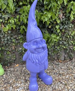 Large 95cm Tall Garden Gnome in Purple