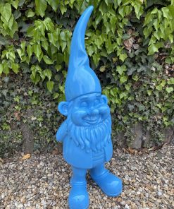 Large 95cm Tall Garden Gnome in Blue